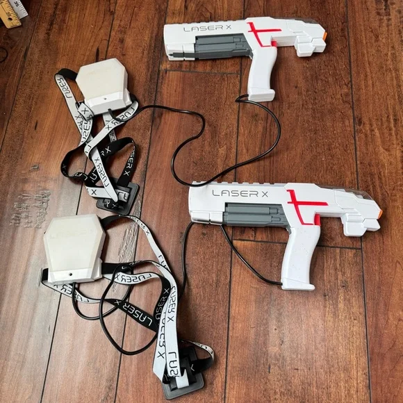 Laser X Blaster 944830 2 Blasters With Vest Receiver