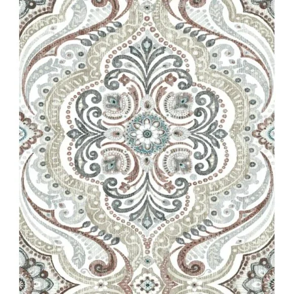 2 Rolls Roommates BOHEMIAN DAMASK PEEL AND STICK WALLPAPER RMK11830WP