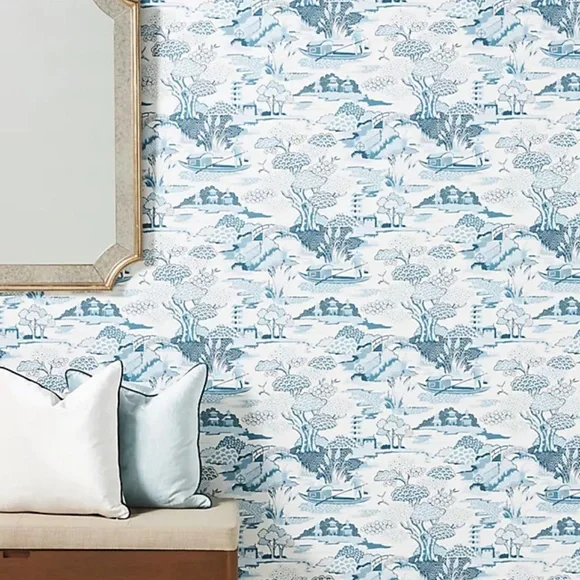 Anthropologie Joy De Vie Wallpaper Roll-A