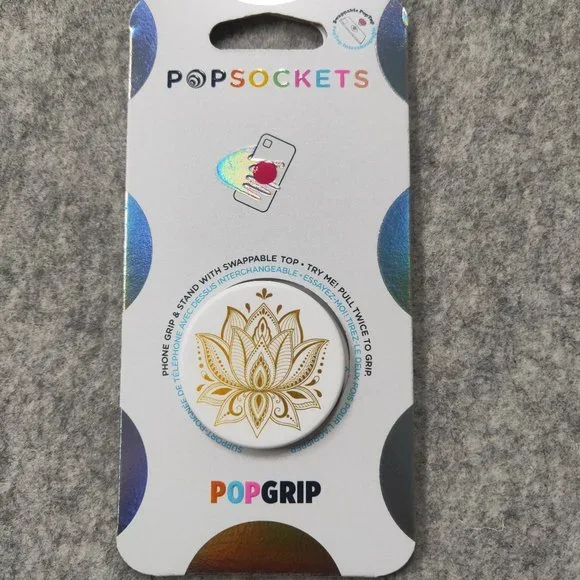 Golden Prana Popsockets Single Grip & Stand Universal Phones and Tablet Holder