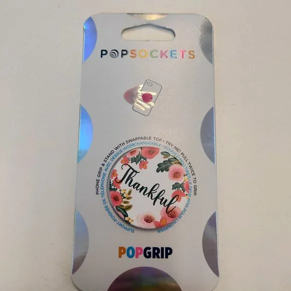 Thankful Popsockets Single Grip & Stand Universal Phones and Tablet Holder