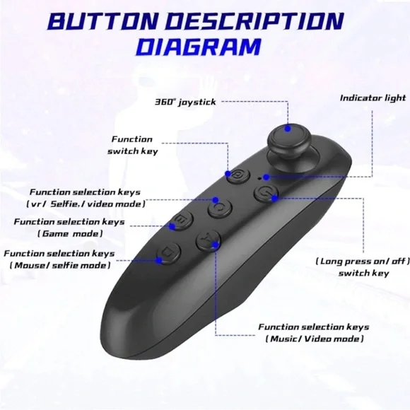 Xtreme VR Remote Control Bluetooth Remote NWT