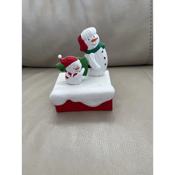 Hallmark The Perfect Tree Many Memories Snowman 2018 Music Motion Tested Works