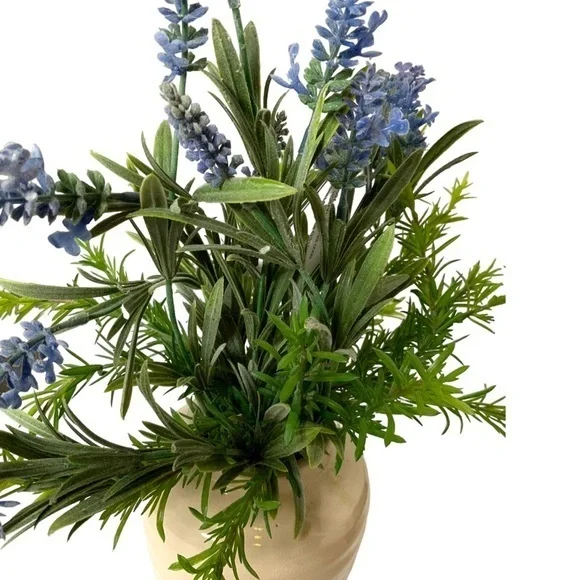 Michaels faux lavender plant and vase‎