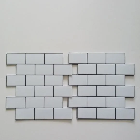 Art3d 10 Thickened Subway Tiles Peel and Stick Backsplash for Kitchen White