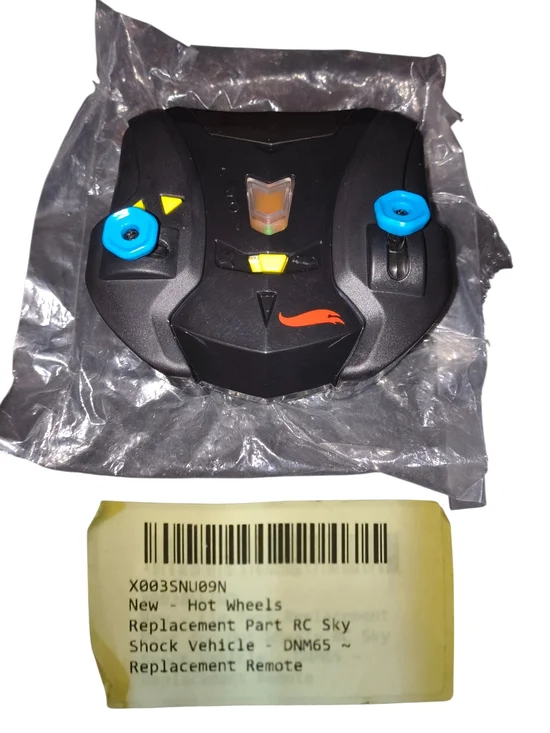 Black RC Replacement Remote with Blue Joysticks