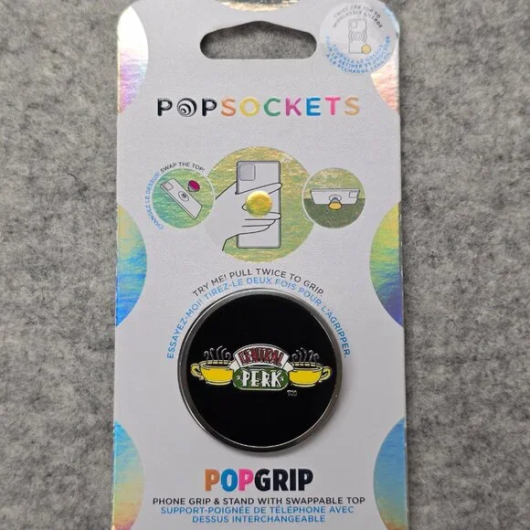 Enamel Central Perk Friends Popsockets Single Grip & Stand Phones Holder