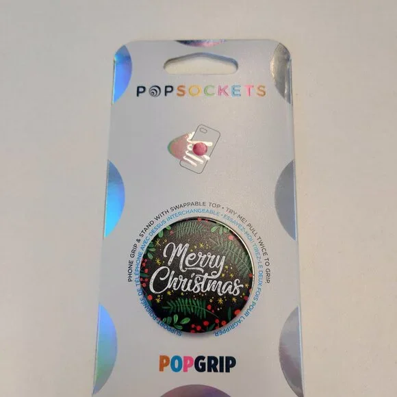 Merry Christmas Popsockets Single Grip & Stand Phones and Tablet Holder