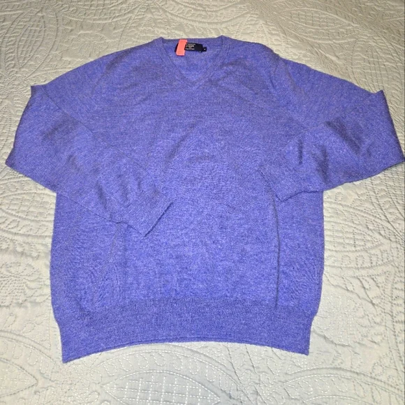 J. Crew Men's M Merino Wool V-neck Sweater