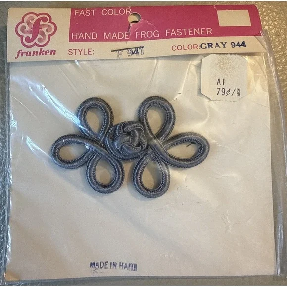 Vintage Handmade Frog Fastener 2.5