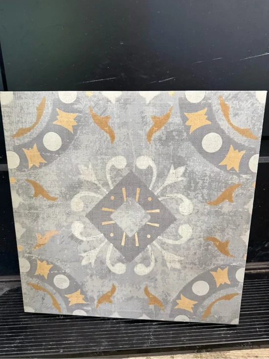 Neutral Gray and Gold Decorative Wall Art Canvas
