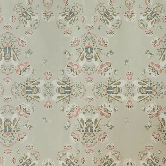 Milton & King Bees Lace Wallpaper in beige