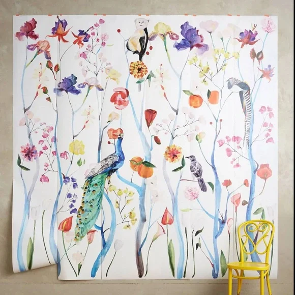 Anthropologie Garden Chinoiserie Mural