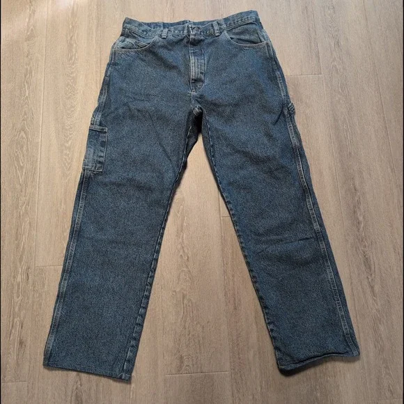 Bulwark Flame Resistant Carpenter‎ Jeans Mens Size 36x32 Blue Denim Workwear