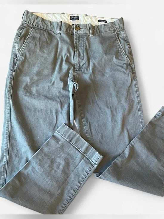 J.Crew grey straight leg chinos Size 29
