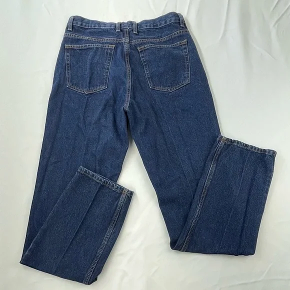 RedHead Jeans Straight Leg Mens 32x34 Dark Wash Denim 100% Cotton