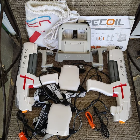 White and Orange VR Blasters