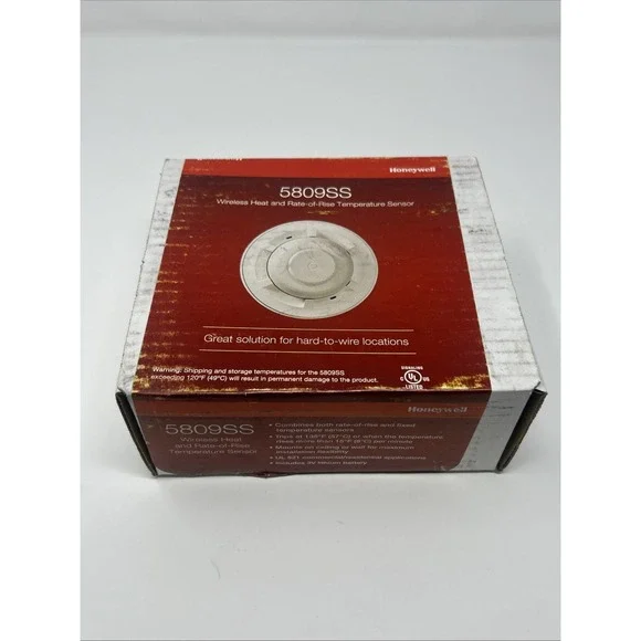 NEW Factory Sealed Wireless Heat And Rate-of-Rise Temperature Sensor 5809SS