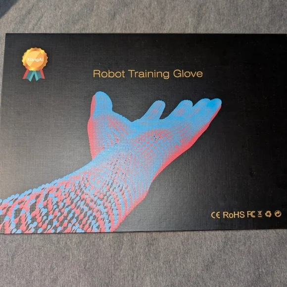VR Robot Training Glove - Vibrant Blue and Pink