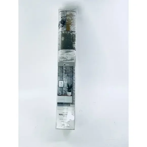 Wallpaper Driftwood Peel & Stick Removable Grey 1 NH3552 In Home