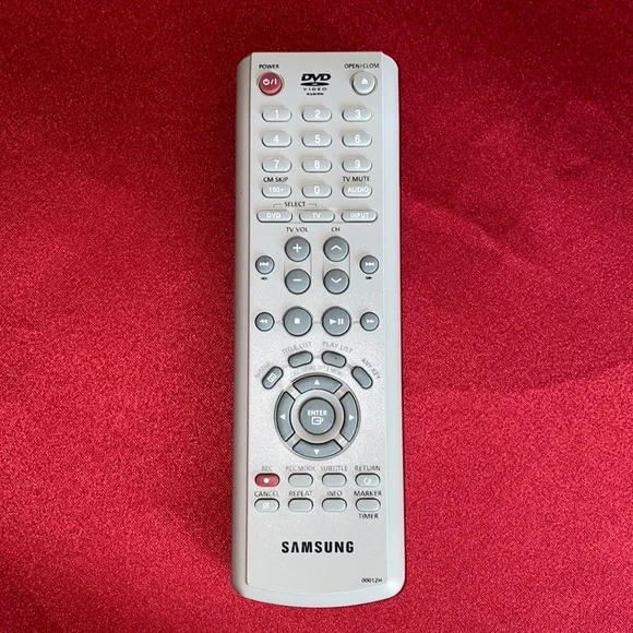 Samsung OEM DVD Remote Control for DVDR120 DVDR121 (00012H)​