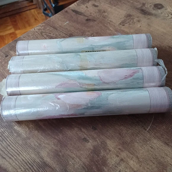 Sapphire ready pasted shiny vinyl border-4 rolls