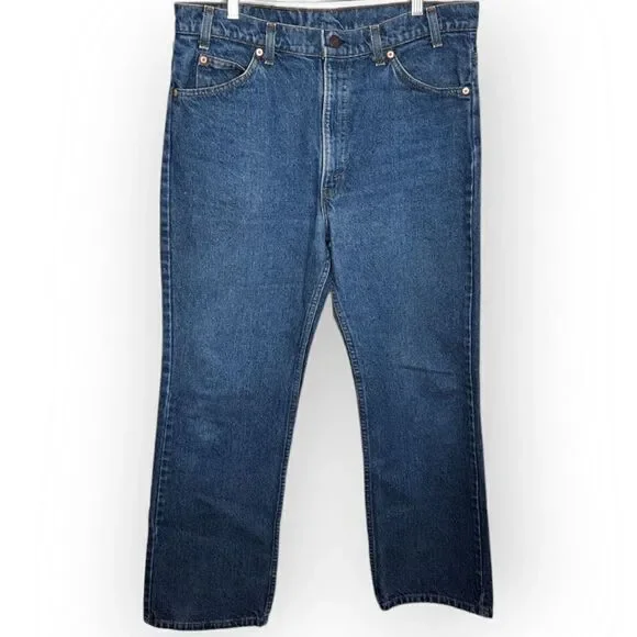Levi's 517 Vintage 1980s Orange Tab Denim Jeans size 36 x 30