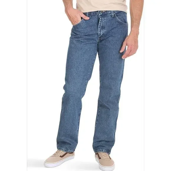 Wrangler Denim Men's Light Blue Jeans Size 40x30 Pants Rn 130273