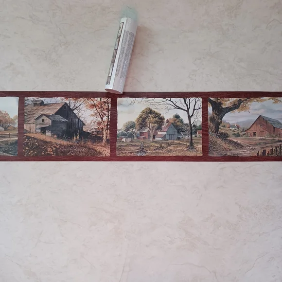 Wallpaper Border Country Days on the Farm