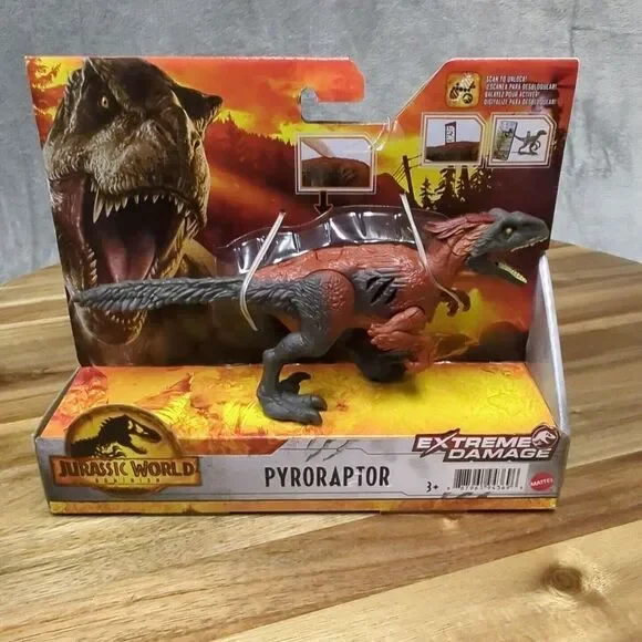 Jurassic‎ World Dominion Pyroraptor Extreme Damage Dino Mattel 2021