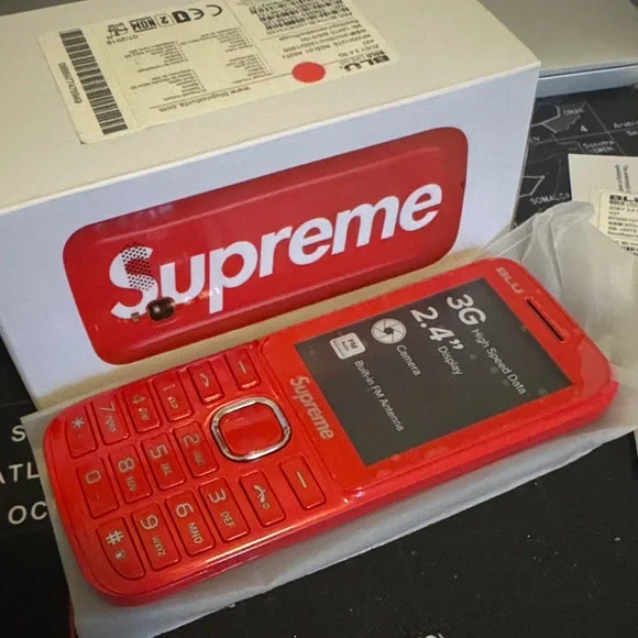 Supreme Bold Red Cell Phone