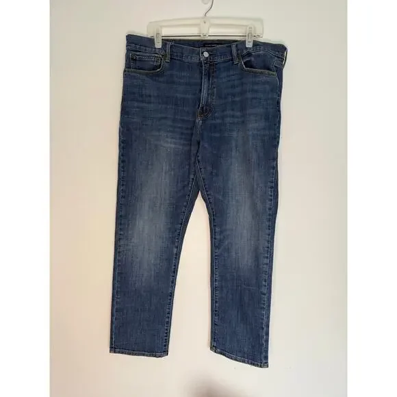 Lucky‎ Brand Mens Denim Jeans 38/30 410 Athletic Slim Straight Leg Medium Wash