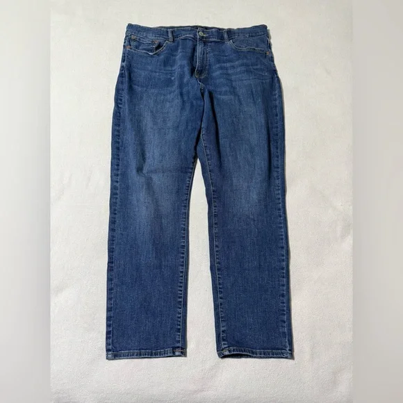 Lucky Brand Jeans Mens 38x29 Blue 410 Athletic Straight Medium Wash Denim‎