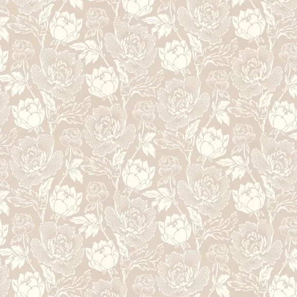 Farrow & Ball Handprinted Wallpaper | Peony | Taupe | 2302