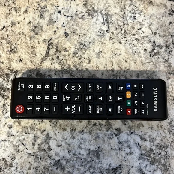 Samsung AA59-00666A Black Wireless Infrared Connectivity Handheld Remote Control