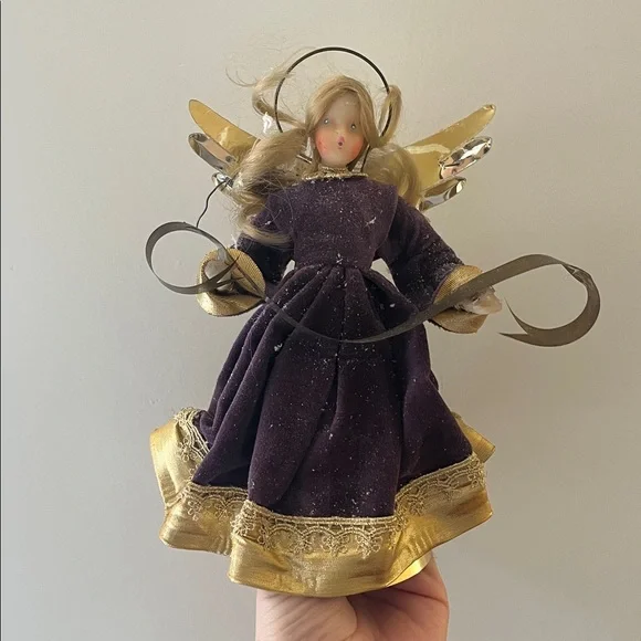 Pauline Leidel Spreen Purple Wax Angel Size 3 - Made in Germany