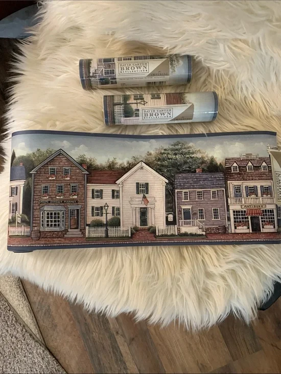 David Carter Brown Collection pre-pasted wallpaper border 3 rolls, 5yd each