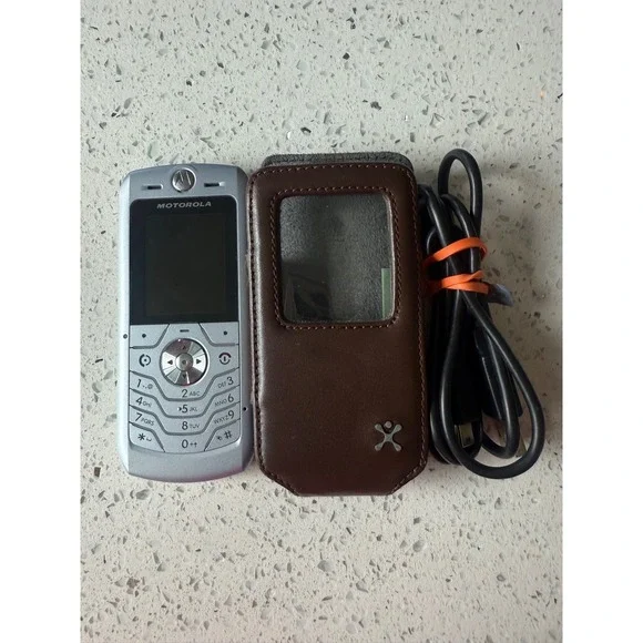 Motorola L6 Tested Silver Retro Mobile Phone 1.75