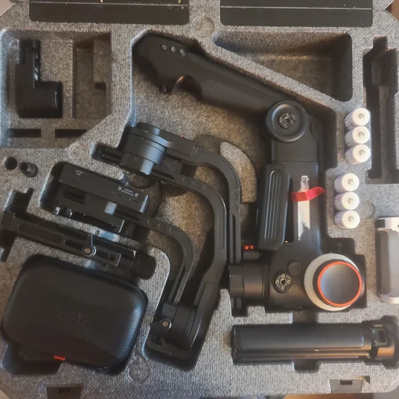 Advanced Black and Red VR Gimbal Stabilizer