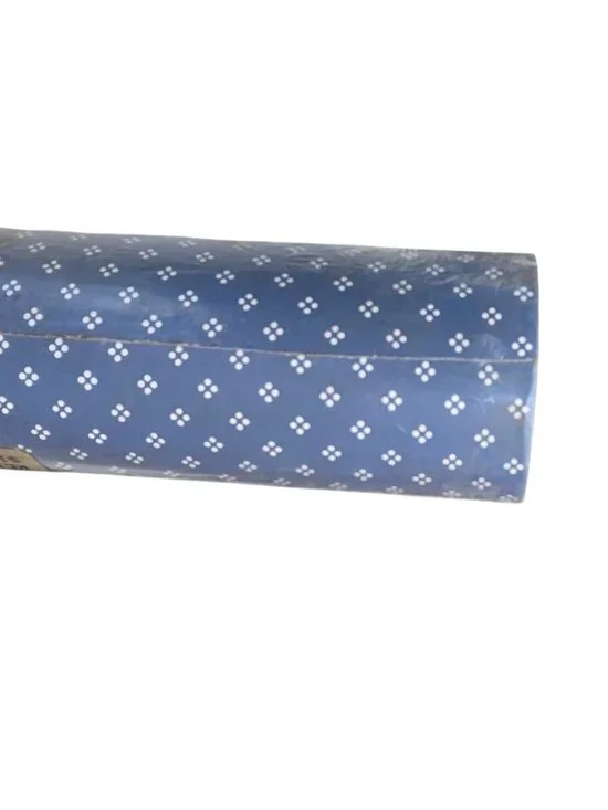 Country Blue White 1990s CountryCore Vinyl Wallpaper Roll Scrubbable Farmhouse