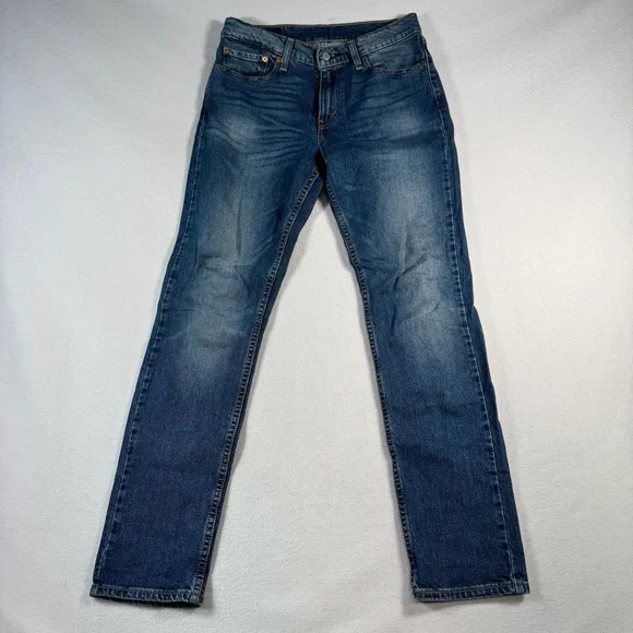 Levis Jeans Mens 31 Blue 511 Straight Mid Rise Medium Wash Stretch