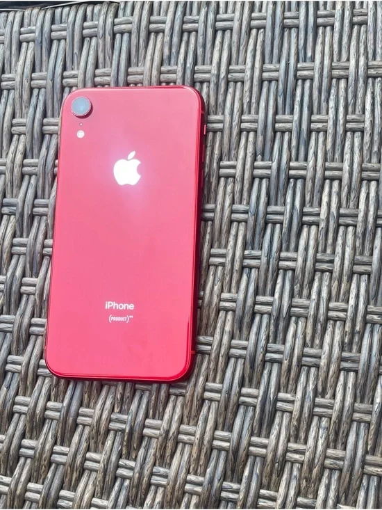 Apple iPhone XR Red Back Frame Housing with Rear Camera + Battery Excellent