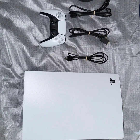 Sony PlayStation 5 with Black and White DualSense Controller