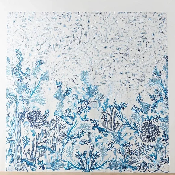 NWT Anthropologie Maeve Lobster Wallpaper Mural