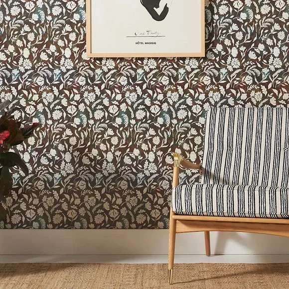 NWT Anthropologie Kye Floral Wallpaper by York