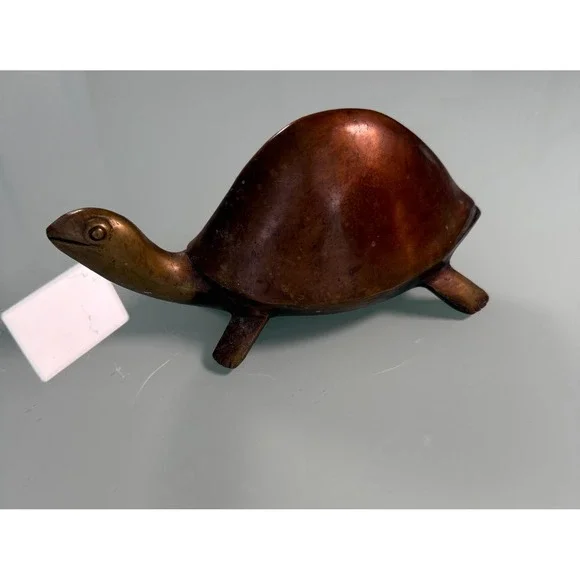 Vintage Turtle Tortoise Bronze 8-1/2