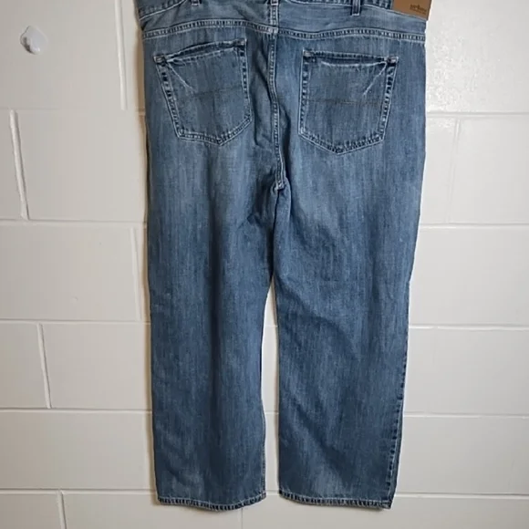 Urban Pipeline Blue Relaxed Jeans Medium Wash 40X30