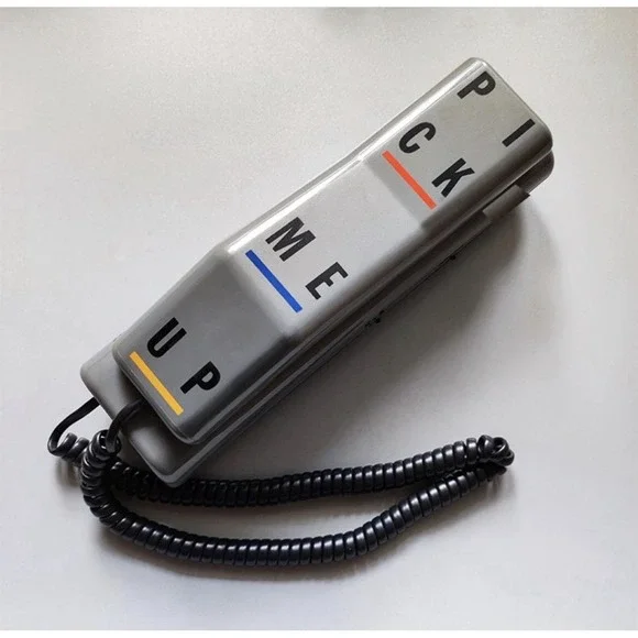 Vintage Swatch Twin Phone Grey Pick Me Up 1980s 1989