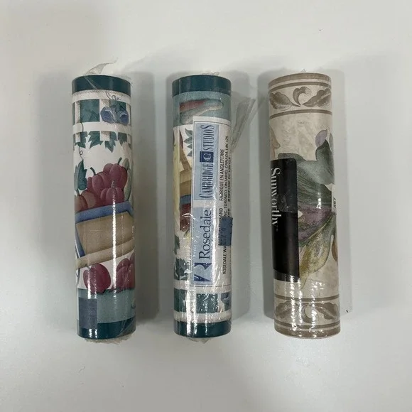 Rosedale‎ Wallcoverings Sunworthy Wallpaper Border Lot of 3