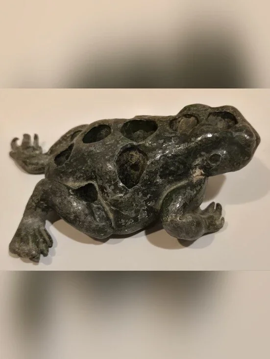 Antique Cast Iron Flower Frog